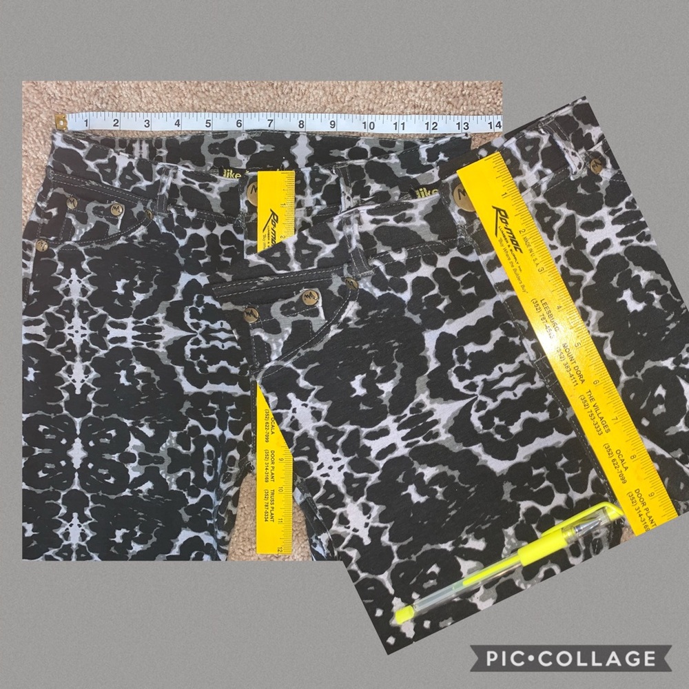 ❌EUC-LIKE AN ANGEL-Abstract JEGGINGS-S❌ - Picture 3 of 8
